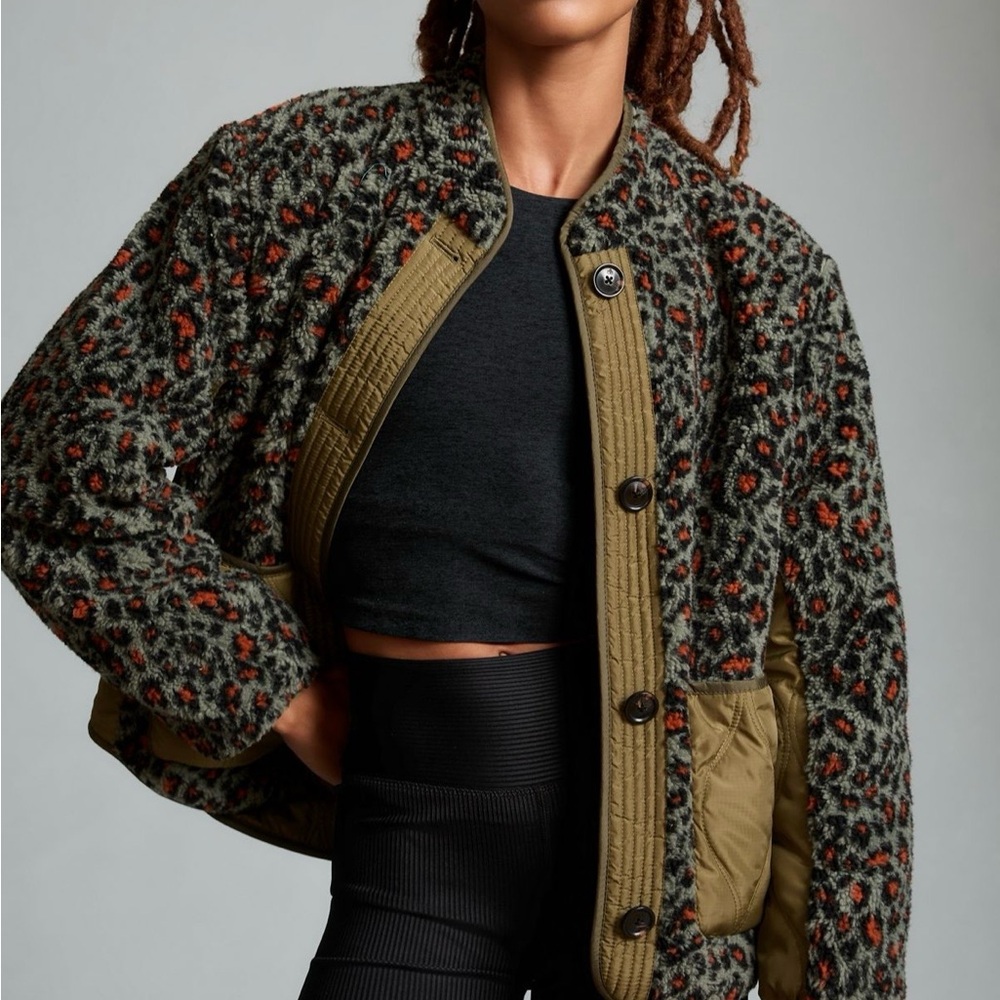 Scotch & Soda Reversible Teddy Quilted Jacket